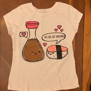 Girls punny shirt